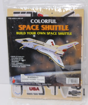 Good Old Values -Colorful Space Shuttle - Build Your Own Shuttle  - Wood... - £7.42 GBP