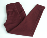 Ibex Lizzi Tight Black Plum Merino Wool Blend Pockets Womens Size L Large - £54.91 GBP