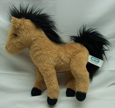 Breyer Nice Soft Brown &amp; Black Horse 9&quot; Plush Stuffed Animal Toy - £11.87 GBP