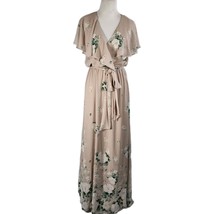 Show Me Your Mumu Wedding Audrey Maxi Dress Boquet Toss Chiffon Size XL NWT - $1,311.23 MXN