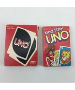 Vintage Mattel Uno Family Colored Number Card Game King Size Animal Classic - £19.80 GBP