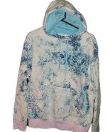 Nike Mens M Hoodie Club Freestyle Fleece Pullover Blue Tie Dye Pink Foam... - $43.80 CAD