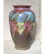 Art Pottery Hand Painted Speckled Colorful Abstract Design Earthy Cerami... - £26.29 GBP