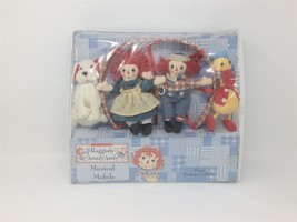 Raggedy Ann Andy Musical Mobile Nursery Decor Classic Brahms Lullaby - $65.95