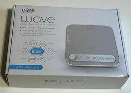 Pure Enrichment WAVE Premium Sleep Therapy Sound Machine Seamless Looping Timer - £20.90 GBP