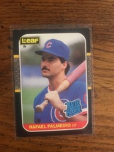 Rafael Palmeiro 1987 Leaf Rated Rookie Baseball Card (1024) - £2.35 GBP