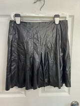 Umgee Boutique Women’s Pleated Faux Leather Skirt Size Large New With Tags - $18.69