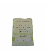 DAVE MASON (Traffic) Concert Ticket Stub April 24, 1981 Somerset County ... - $283.44 MXN