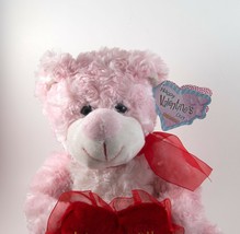 Kuddle Me Toys Bear Pink Plush 2003 With All Tags  11&quot; Tall - $13.99