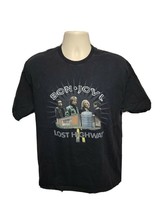 Bon Jovi Lost Highway All Roads Lead to the Rock Adult Large Black TShirt - £15.51 GBP