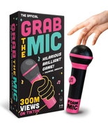 Official Grab the Mic – Family Karaoke Board Game W/Foam Mic, 8+ Ages, 2... - $28.70