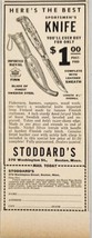 1937 Print Ad Royal Finn Sportsmen&#39;s Knives Stoddards Boston,Massachusetts - £7.29 GBP