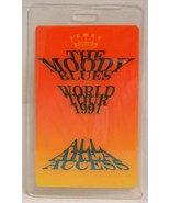 THE MOODY BLUES - VINTAGE ORIGINAL CONCERT TOUR LAMINATE BACKSTAGE PASS ... - €17,11 EUR