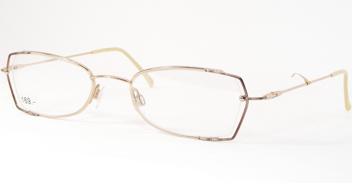 Vintage OU 52.335.01 Oro / Otros Único Raro Gafas Marco 50-20-136 Alemania - $76.34