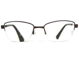 Flexon Eyeglasses Frames ROSALIND 210 Brown Blue Cat Eye Half Rim 52-18-135 - £51.48 GBP