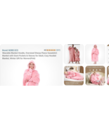 Oversized Warm Hoodie Blanket Sherpa Hooded Sweatshirt Top Large Soft Pl... - $34.53