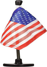 USA Flag With Magnetic Base And Flexible Steel Polyester Pole NEW - £37.19 GBP