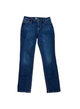 Old Navy Curvy Straight Jeans Womens 4 Short Stretch Dark Wash Denim - $18.81