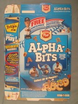 2002 MT Cereal Box POST Alpha-Bits MLB BOBBLEHEAD OFFER [Y155B3c] - £12.83 GBP