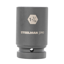 STEELMAN PRO 1-Inch Drive 1-7/16-Inch 6-Point Deep Impact Socket, 60540 - £36.06 GBP