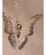Triple Butterfly Necklace  - £10.96 GBP