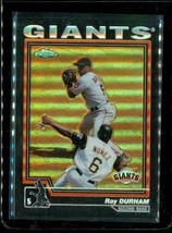 2004 TOPPS CHROME Black Refractor Baseball Card #205 RAY DURHAM Giants - $19.54