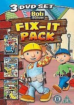Bob The Builder: Fix It Pack DVD (2013) Bob The Builder Cert Tc 3 Discs Pre-Owne - £14.94 GBP