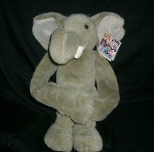 VINTAGE 1998 GRAY ELEPHANT K &amp; M INTERNATIONAL STUFFED ANIMAL PLUSH TOY ... - £18.98 GBP