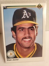 1990 Upper Deck Baseball Card | Stan Javier | Oakland Athletics | #209 - £0.76 GBP