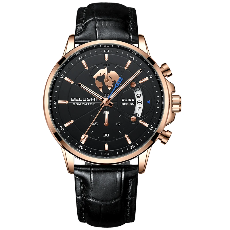 Mens Watches Waterproof Chronograph Sports Watches Men Quartz Wristwatch... - $35.23