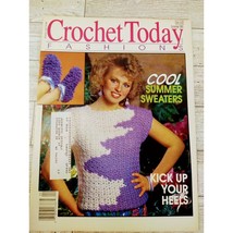 Crochet Today Fashions Magazine Summer 1980s - Trendy Retro Patterns Vtg 1989 - $7.91