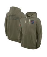 Mens Olive Bills 2025 Salute to Service Sideline Pullover Hoodie - Buffalo - €60,42 EUR