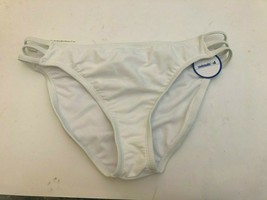 NWT Swimsuits For All White Bikini Bottoms Women&#39;s SZ 8 Ruching On Back - $7.91