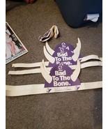 LOT of 2 RARE Vintage Minnesota Vikings Bad To Bone Paper Horns Cub Food... - $26.59