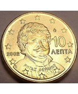 Gem Unc Greece 2002 10 Euro Cents~Rhgas Feriaou~Fantastic - £3.85 GBP
