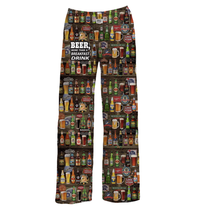 BRIEF INSANITY *Beer for Breakfast* Lounge PJ Pants | Small, New - $26.18