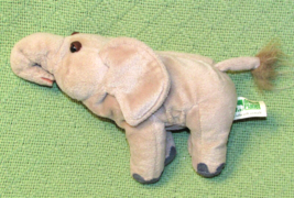 Animal Planet Elephant 9" Commonwealth Toys Plush Stuffed Animal Gray 2000 Lovie - £8.62 GBP