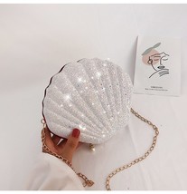 In pearl sequin banquet party shiny mini shell bag lady messenger bag wallet purses and thumb200