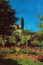 Garden in Bloom at Saint-Adresse by Claude Monet - Art Print - £17.57 GBP+
