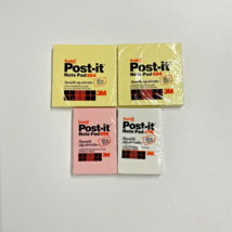 Vintage 80s Post-it Notes Scotch 3M LOT (4) NOS Office Supplies Sealed  - $11.99