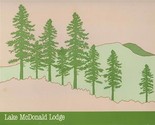 Lake McDonald Lodge Menu Glacier National Park Montana  - $27.72