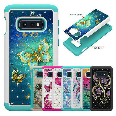 Iphone X XR XS 11 Pro Max 8 7 6 Plus Painted Pattern Hybrid Back Case Cover