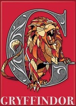 Harry Potter Gryffindor Creature Crest Logo Image Refrigerator Magnet NEW UNUSED - $3.99