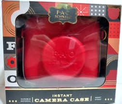 FAO Schwarz Red 6&#39;&#39; Instant Camera Zipper Case and Wrist Strap - $9.50