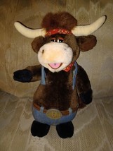 24K Grand Ole Opry The Butts Bull Plush 12&quot; Luke 3319 Stuffed Animal Toy... - £13.19 GBP