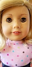 American Girl Doll 18” Blonde Hair Brown Eyes  - £36.25 GBP