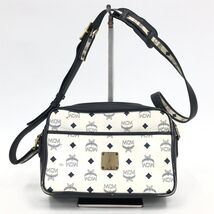 AUTHENTIC MCM Cognac Visetos Shoulder Bag  - $2,781.97 MXN