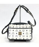 AUTHENTIC MCM Cognac Visetos Shoulder Bag  - $2,776.21 MXN