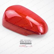 New Genuine Toyota 12-19 Prius "C" Driver Mirror Cover Super Red 87945-5... - $43.50