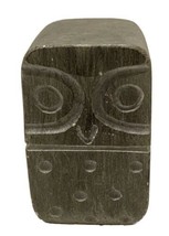 Vintage DIMU Soapstone Hand Carved Owl By Sculptor Dieter Muckenheim 2x3.5 Inch - £19.77 GBP